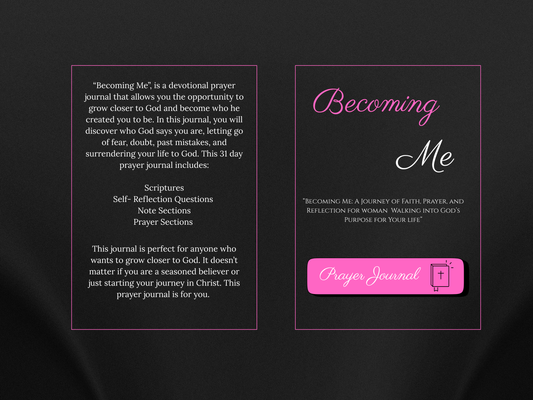 Becoming Me: Prayer Journal (Digital)